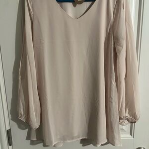 Zenana Outfitters Soft Cream Blouse